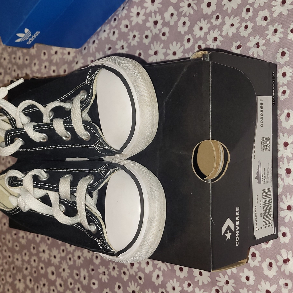 Converse Kids Black High-Top Sneakers